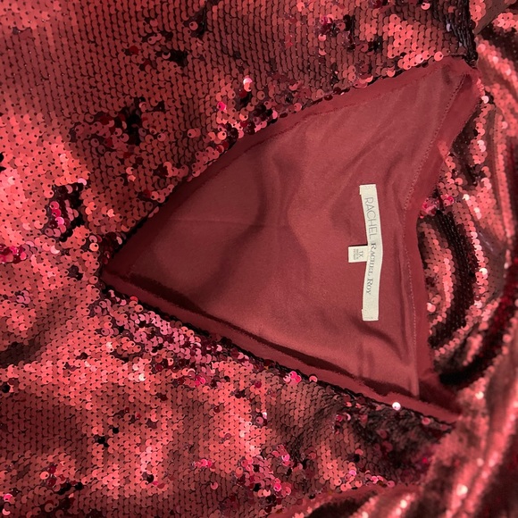 Rachel Roy Red Sequin Party Dress with Pockets ~ Size 1X - Picture 11 of 12